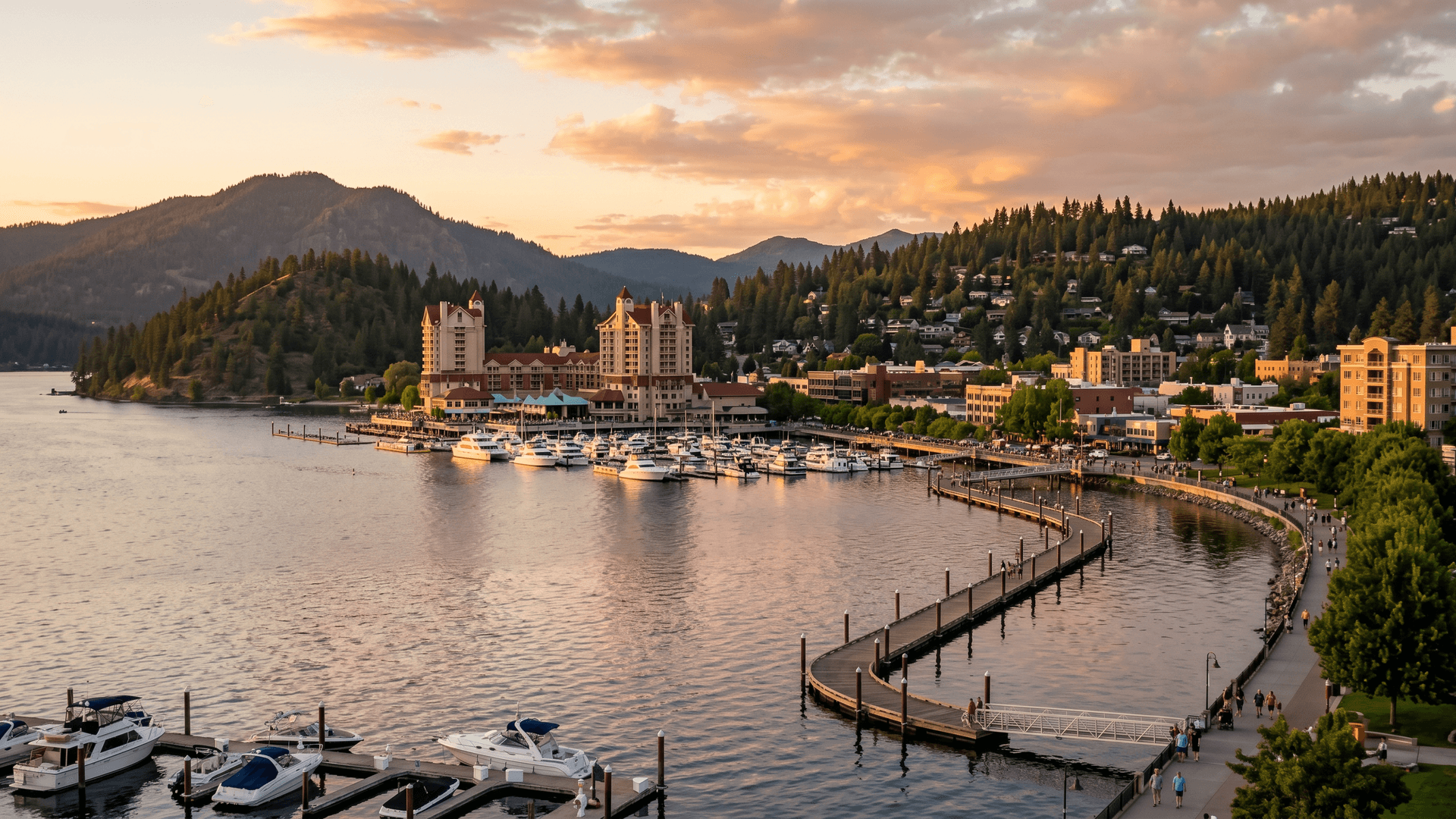 Coeur d'Alene cityscape