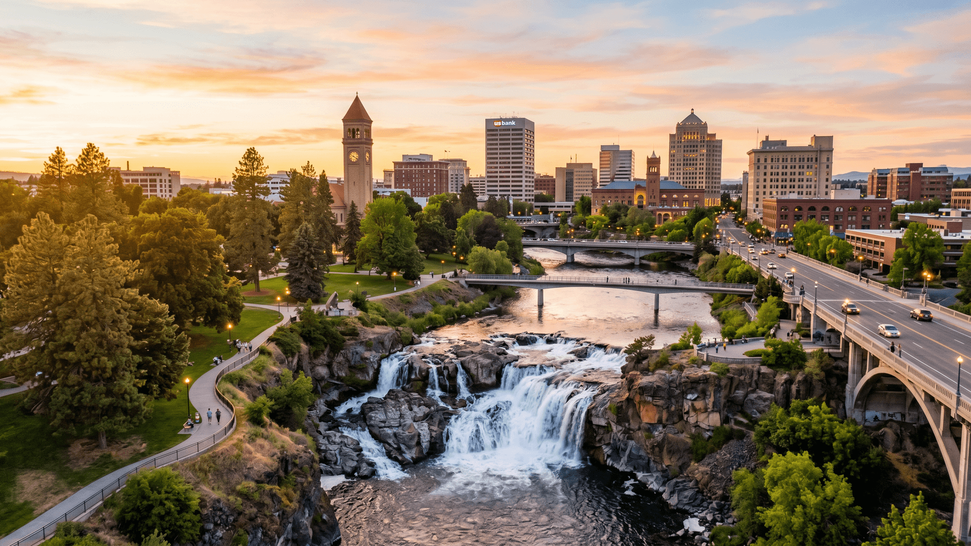 Spokane cityscape