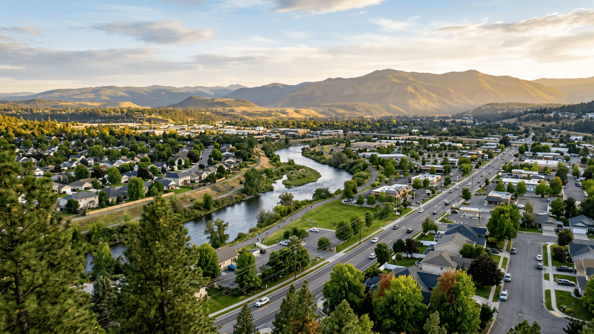 Spokane Valley cityscape