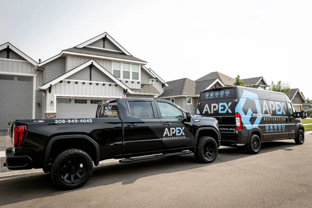 Apex Restoration trucks